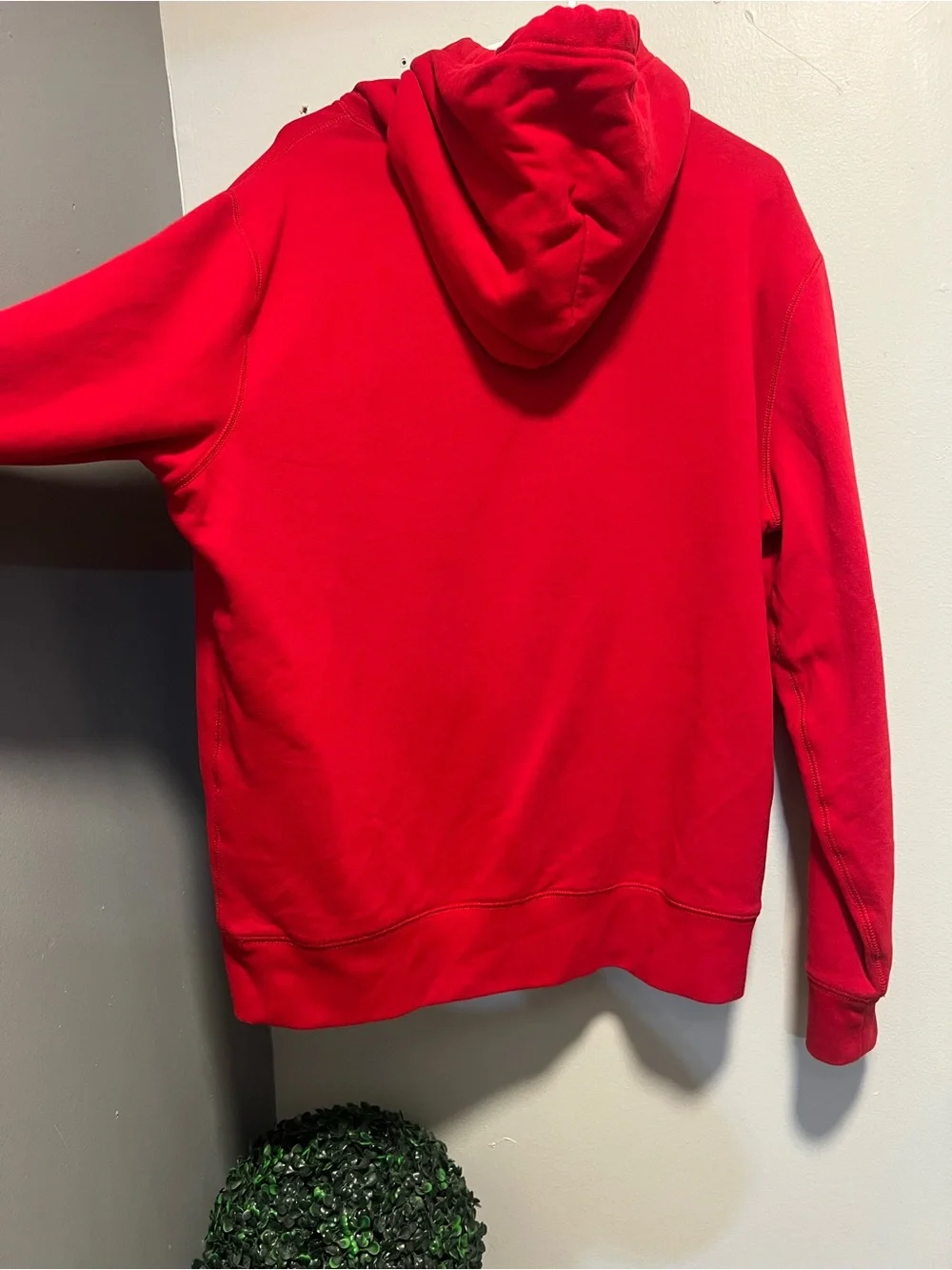 Polo by Ralph Lauren Red Graphic Logo Hoodie size XL